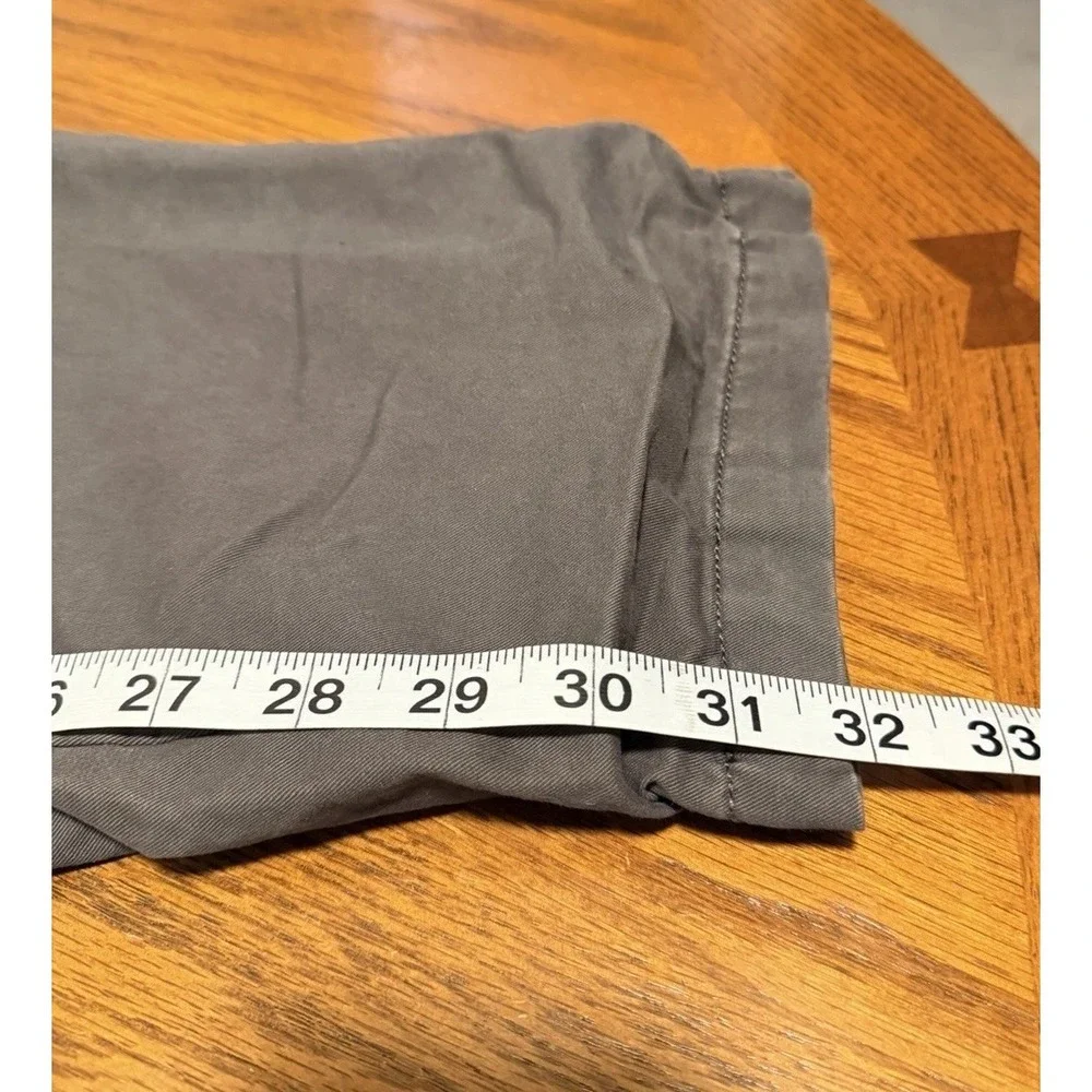 Eddie Bauer Pants Womens 12 Gray Legend‎ Wash Boyfriend Relaxed Flannel Lined